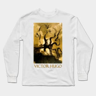 Octopus by Victor Hugo - famous author of The Hunchback of Notre Dame Long Sleeve T-Shirt